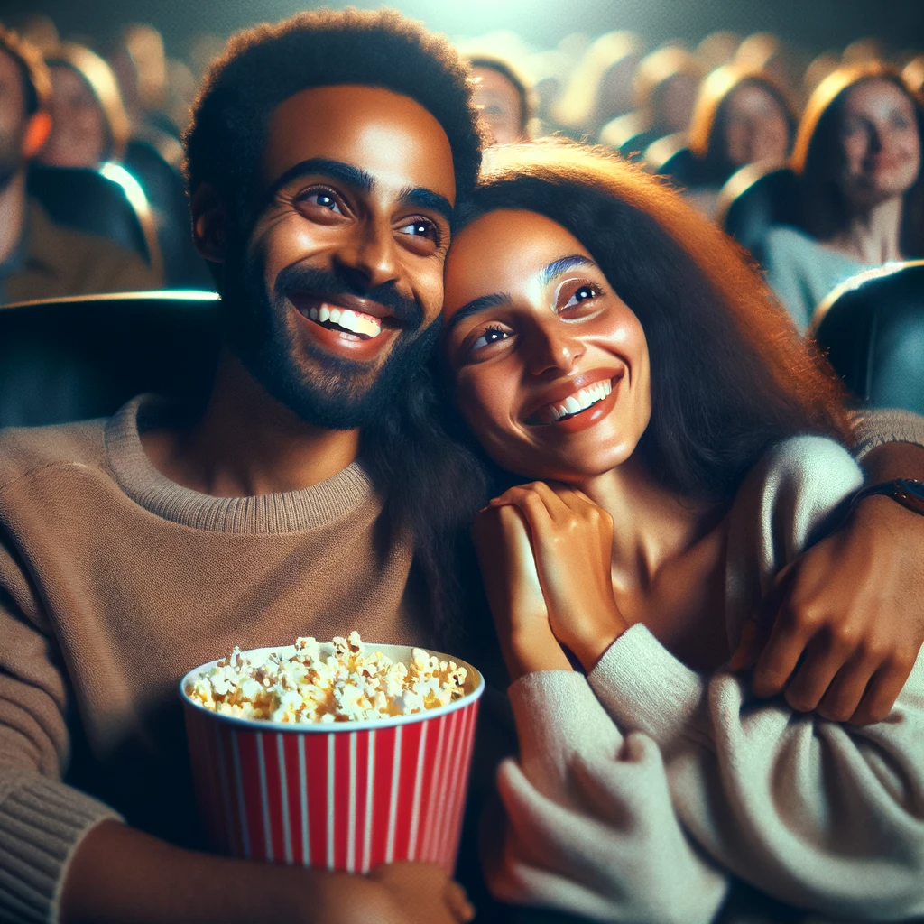 Couples Watching Movie